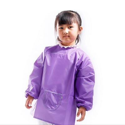 Various Colored Waterproof Custom Logo Printed Promotion Drawing Apron for Children