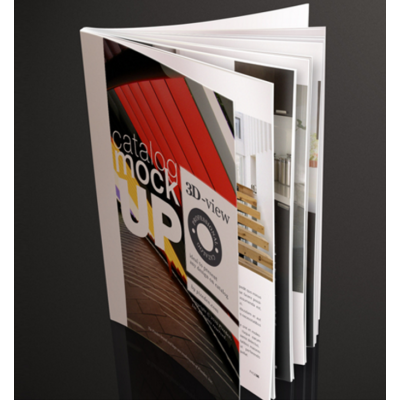 Custom Printing A4 A5 Company Catalogue Brochures on Art Paper