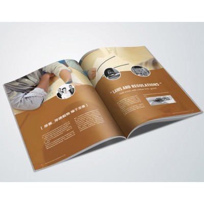 Custom Printing A4 A5 Product Catalogue Brochures on Art Paper