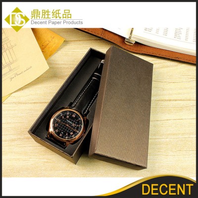 YIWU DECENT Wholesale Cheap Brown Paper Watch Box Cardboard