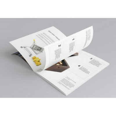 Saddle Stitching Catalogue Brochure Custom Printing on Art Paper